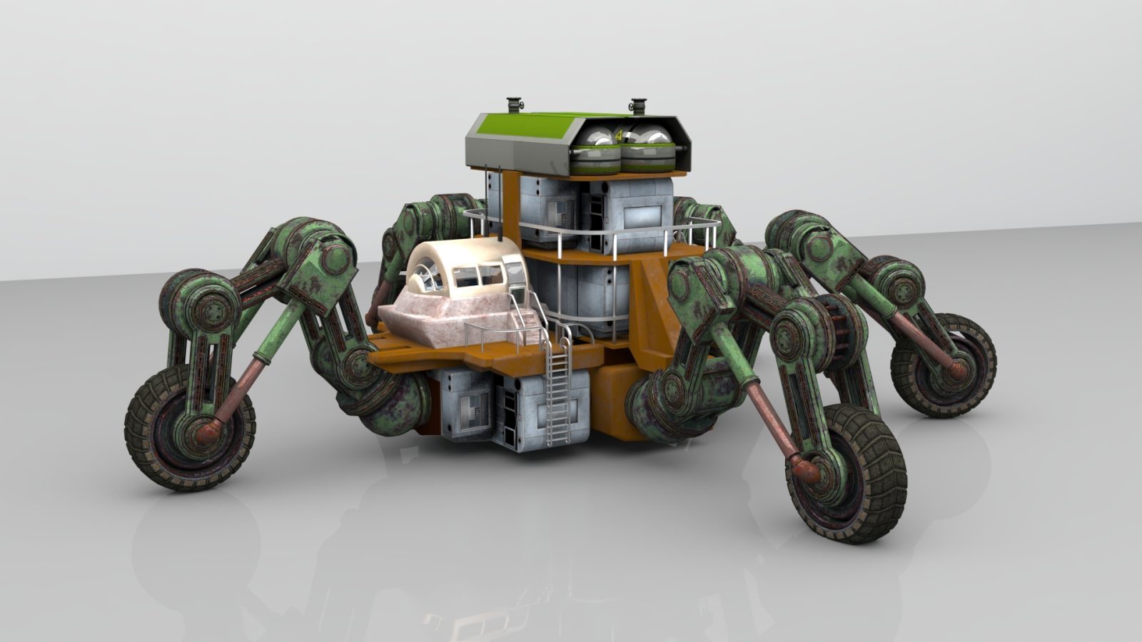 Game-Ready 3D Props and Robot Asset Modeling — image 2