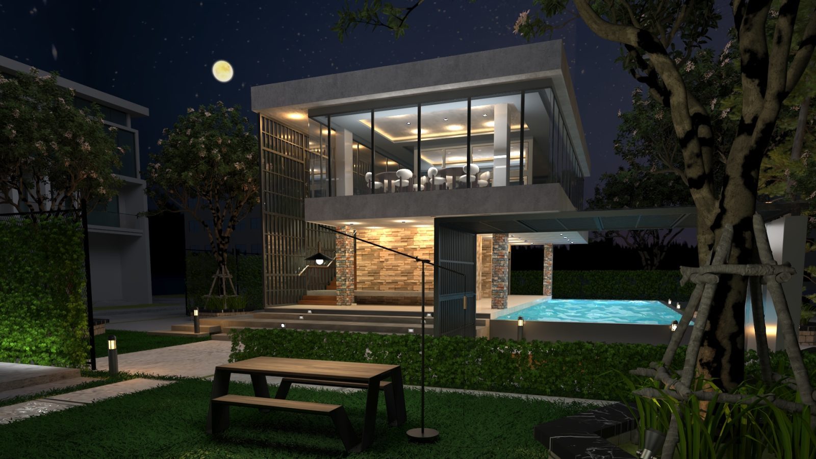 Eco-Friendly Sustainable Home Exterior Visualization — image 3