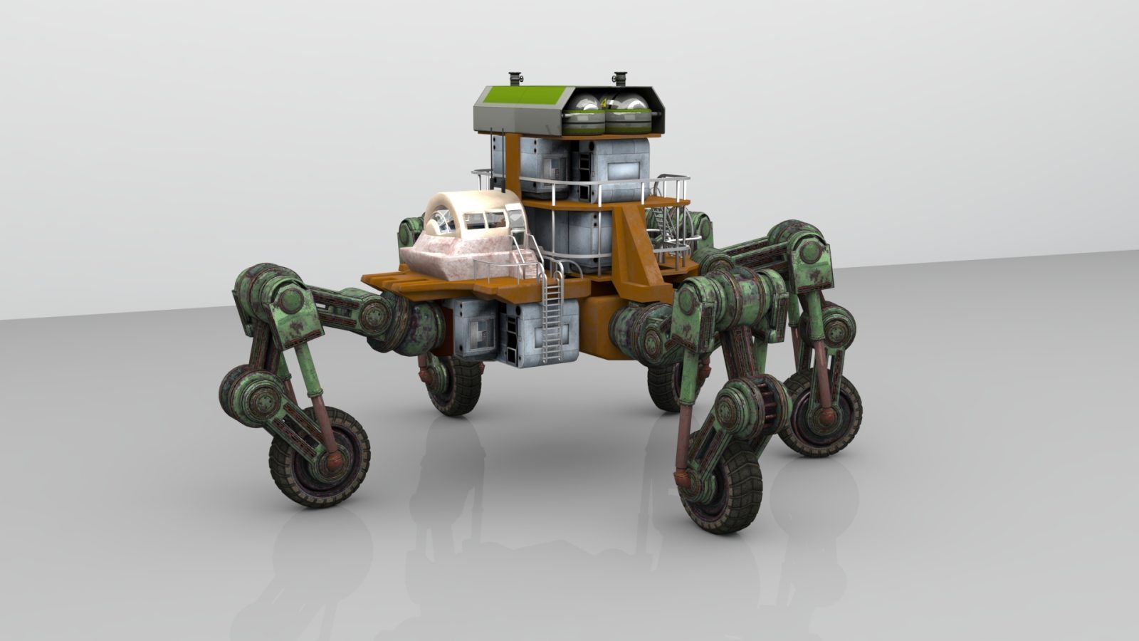 Game-Ready 3D Props and Robot Asset Modeling — image 3